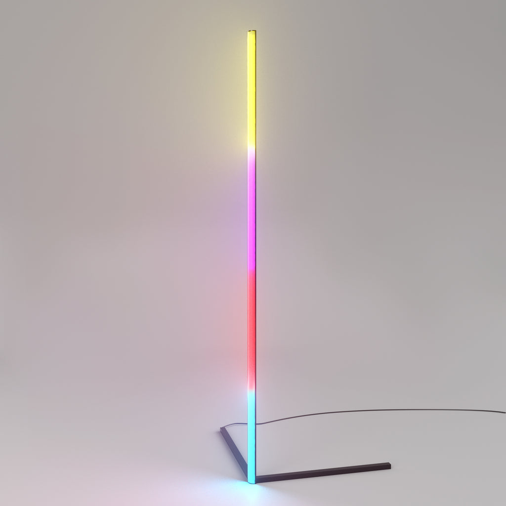 corner lamp LED rgb piantana minimal